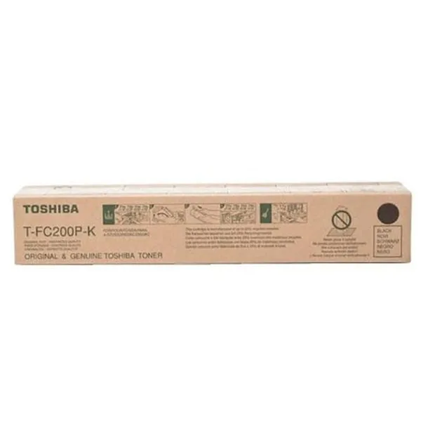 TOSHIBA T-FC200P-K Original Black Toner Cartridge