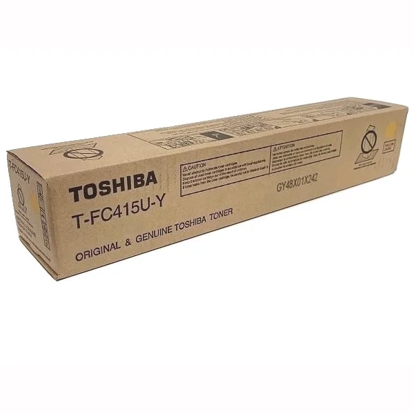 TOSHIBA T-FC415P-Y Original Yellow Toner Cartridge