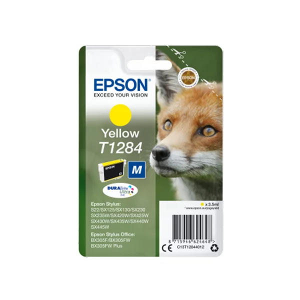 Epson T1284 Original Yellow Ink Cartridge
