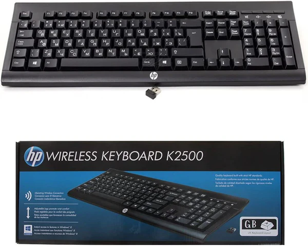 Hp K2500 Wireless Keyboard (E5E78AA)
