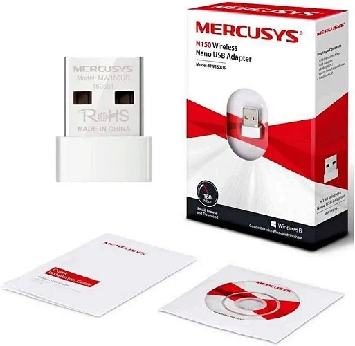 Mercusys MW150US Wireless Adapter Nano USB WiFi Dongle
