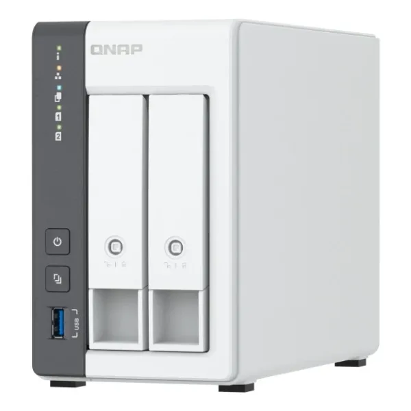 QNAP TS-216G 2-Bay NAS, Quad-core CPU, 2.5GbE, 4GB RAM