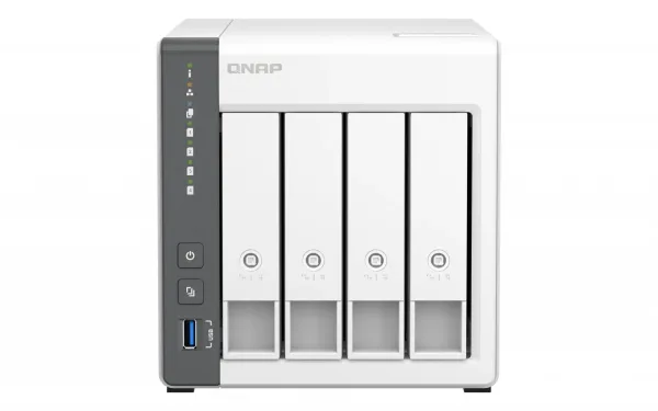 QNAP TS-433-4G 4 Bay NAS with Quad-core Processor, 4 GB DDR4 RAM and 2.5GbE Network
